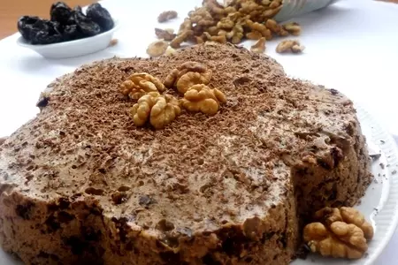 Десерт с черносливом и грецкими орехами: шаг 4