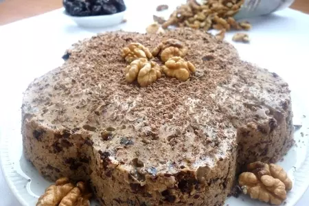 Десерт с черносливом и грецкими орехами: шаг 5