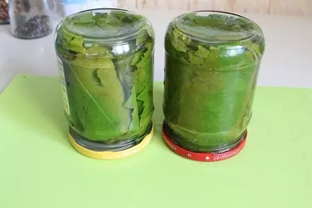 Маринованные виноградные листья: шаг 6