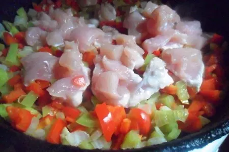 Као пад гай - тайский рис с курицей: шаг 4