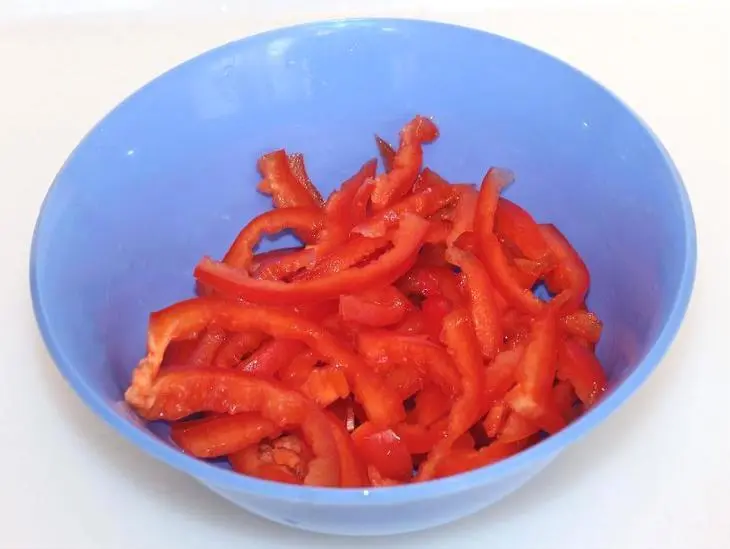 Пекинская капуста с мятой и стручковой фасолью: шаг 3