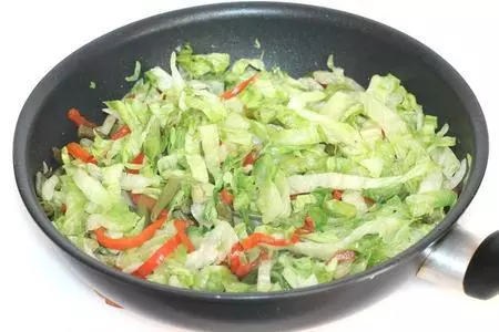 Пекинская капуста с мятой и стручковой фасолью: шаг 7