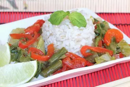 Пекинская капуста с мятой и стручковой фасолью: шаг 8