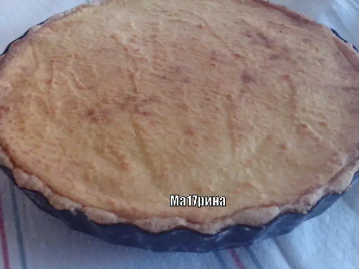 Творожной пирог "лавина": шаг 12