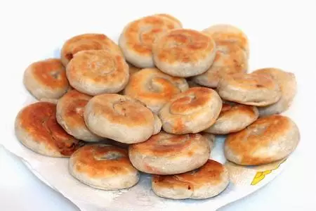 Оладьи с луково-мясной начинкой по тайски: шаг 9