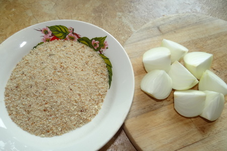 Грудка индейки в панировке с луком и томатным маринадом: шаг 3