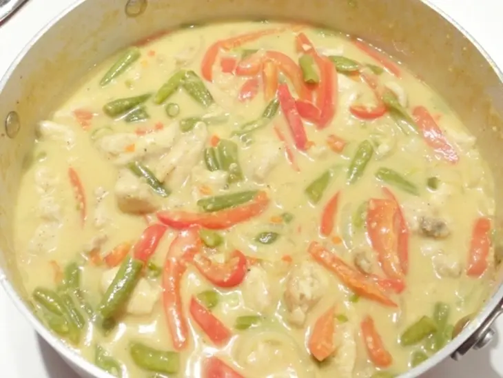 Куриное карри с арахисом: шаг 13