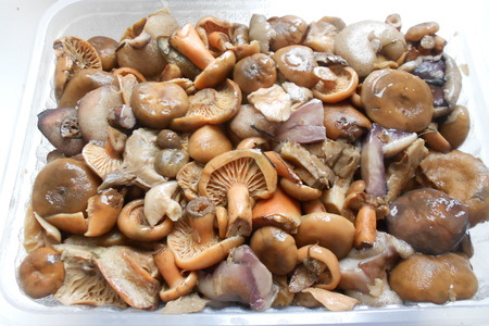 Мини-турты с грибами: шаг 1