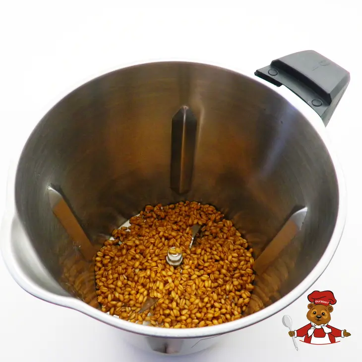 Рецепт цельнозернового хлеба  для хлебопечки  oursson вm1000jy: шаг 4