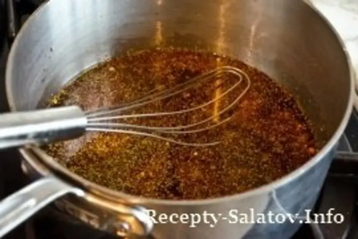 Лосось под винным соусом: шаг 2