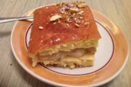 Нежный тортик с кремом и абрикосами (почти диетический): шаг 1