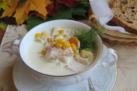 Сливочный суп с рыбой: шаг 7