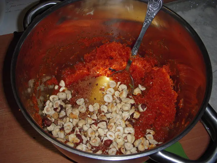 Cezerye / джезерье - карамельная сладость из моркови с орехами: шаг 4