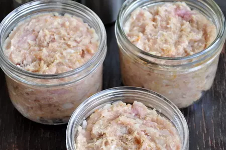 Куриный террин с беконом и розовым перцем: шаг 4