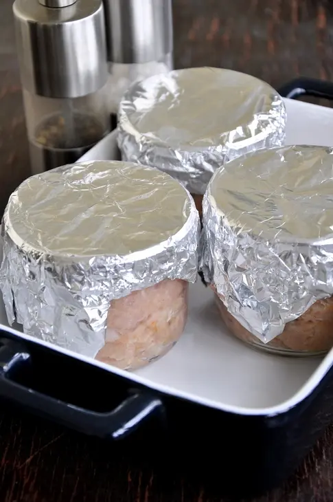 Куриный террин с беконом и розовым перцем: шаг 6