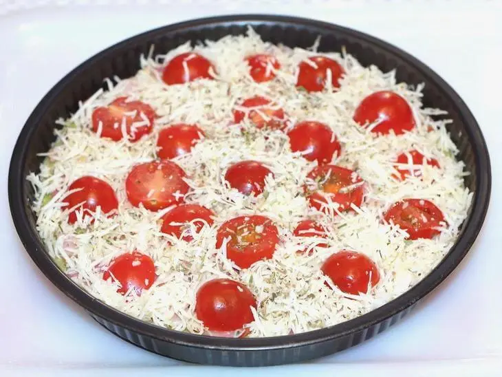 Кабачковый пирог с беконом: шаг 6