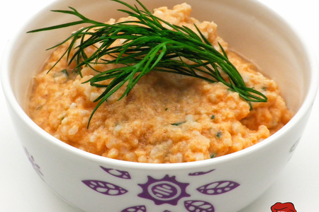Рецепт риса с лососем  для детского блендера пароварки oursson bl1060hsd : шаг 10