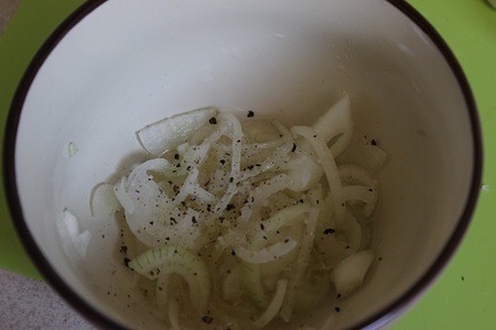 Семга с водкой и салатом из петрушки: шаг 7