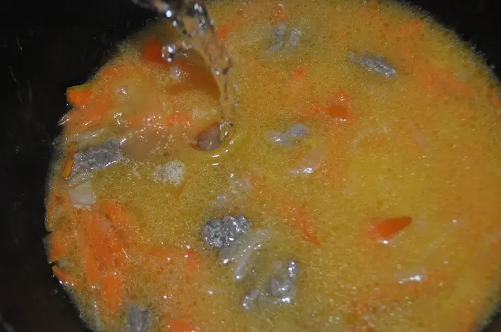 Шавля-рисовая каша с мясом.узбекская кухня.: шаг 6