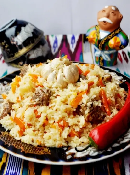 Шавля-рисовая каша с мясом.узбекская кухня.: шаг 8