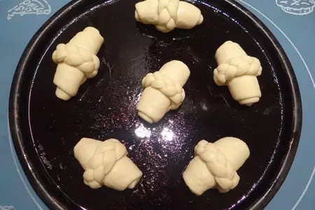 Булочки с начинкой из апельсинового джема и сливочного творожного сыра: шаг 15