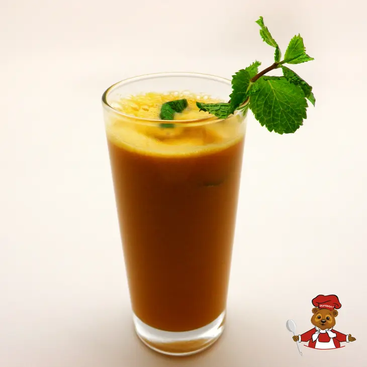 Облепиховый коктейль с кокосовым молоком во вспенивателе молока oursson mf2500: шаг 10