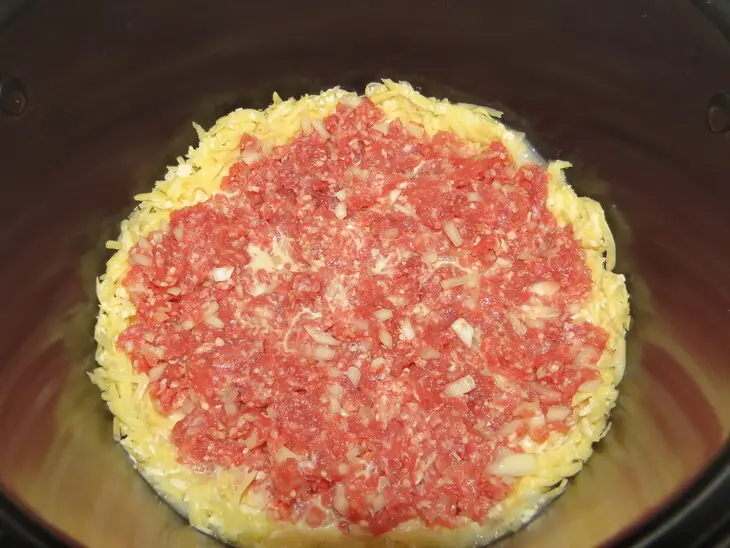 Мясная запеканка с картофелем: шаг 4