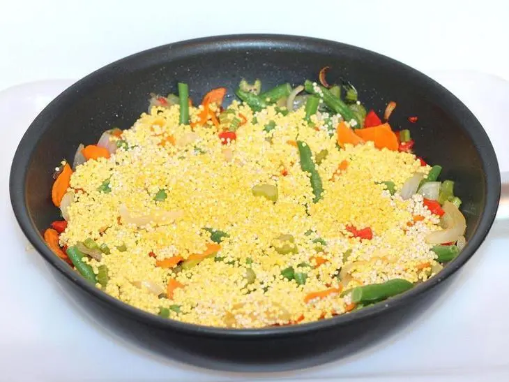 Пшенная каша с овощами: шаг 7