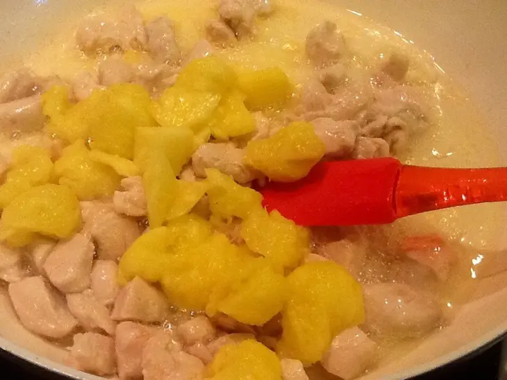 Каша из кус-куса с курицей и ананасом: шаг 5
