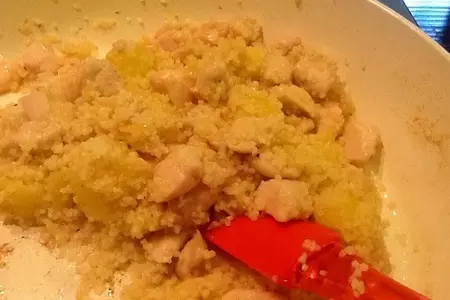 Каша из кус-куса с курицей и ананасом: шаг 7