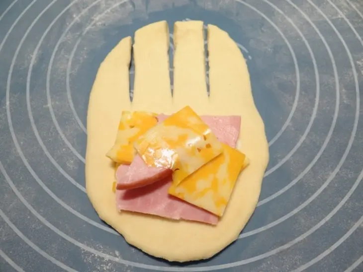 Булочки с ветчиной и сыром: шаг 9