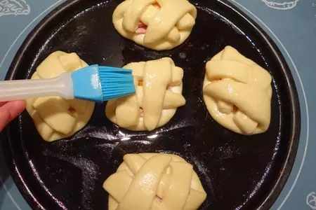 Булочки с ветчиной и сыром: шаг 16