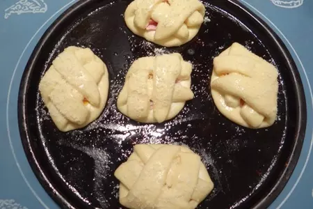 Булочки с ветчиной и сыром: шаг 18