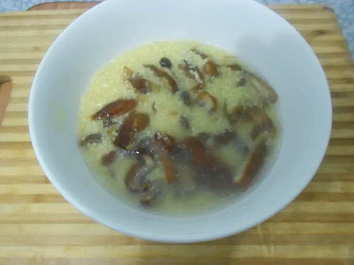 Табуле из кускуса с финиками и курица с арахисом: шаг 2