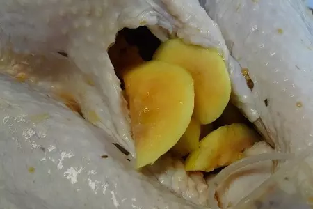 Индейка с папайей и гуавой: шаг 6