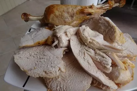 Индейка с папайей и гуавой: шаг 9