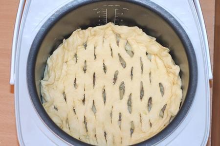 Пирог с картошкой и грибами в мультиварке: шаг 8