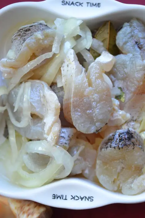 Щука маринованная "вкусная": шаг 5