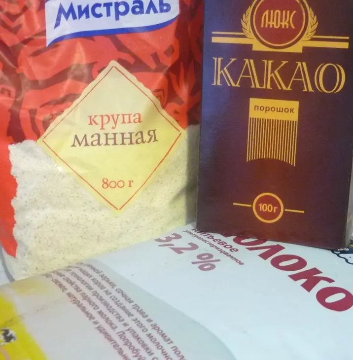 Шварцвальдская манная каша: шаг 1