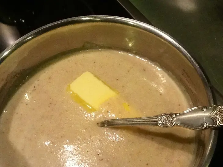 Каша манная с грецкими орехами в карамели.: шаг 3