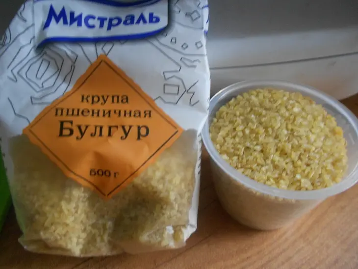 Каша из булгура в мультиварке или кашеварке: шаг 1