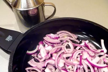 Перловочка жемчужная с вешенками и кальмарами: шаг 4