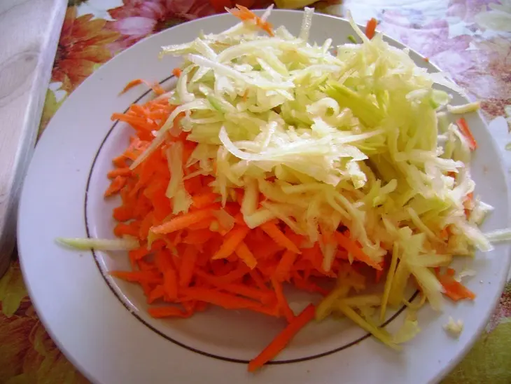 Салат из моркови и тыквы со сливочной заправкой.: шаг 3