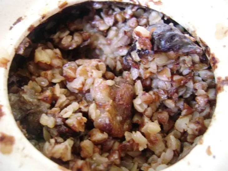 Каша гречневая, купеческая, богатая. русская кухня.: шаг 4