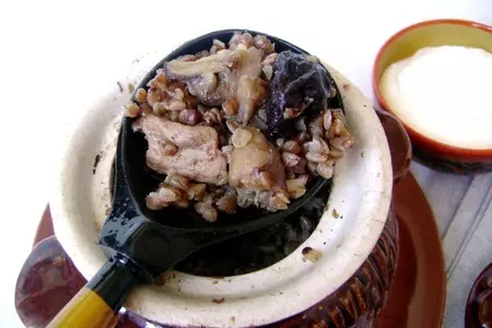 Каша гречневая, купеческая, богатая. русская кухня.: шаг 6