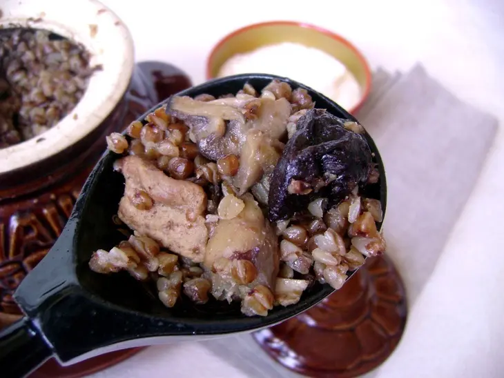Каша гречневая, купеческая, богатая. русская кухня.: шаг 7