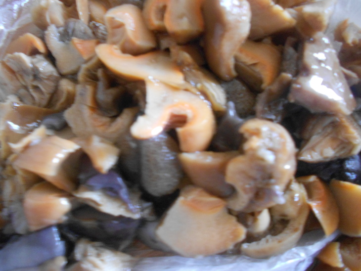 Рулет с гречневой кашей с грибами: шаг 3
