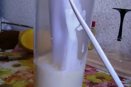Ласси с манго, овсяными хлопьями и медом.: шаг 2