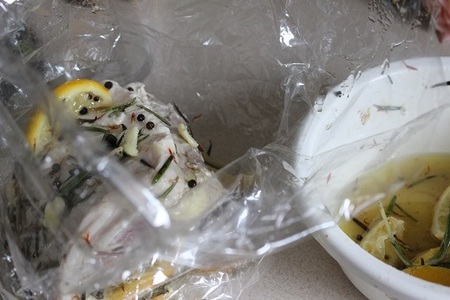 Маринад из лимона и розмарина и запеченная свиная корейка с картофелем: шаг 10