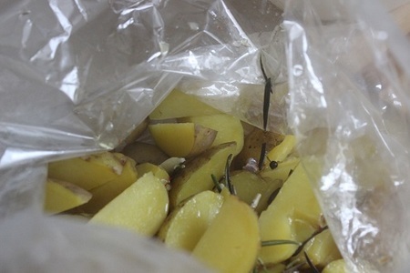 Маринад из лимона и розмарина и запеченная свиная корейка с картофелем: шаг 15